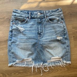 American Eagle super stretch jean miniskirt